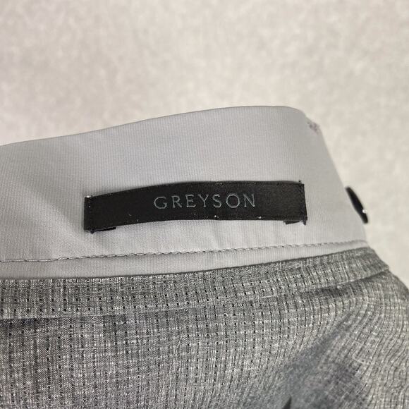 Greyson Shorts Mens 34 (37x10) Grey Golf Performance Chino Short - Picture 5 of 7